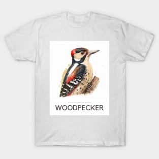 British Garden Birds: Woodpecker T-Shirt